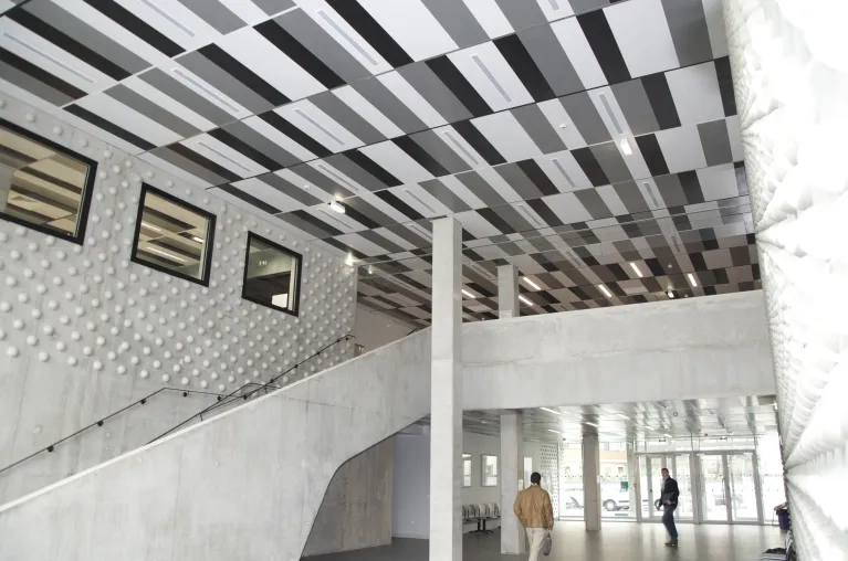 École dentaire de Clermont-Ferrand plafonds métalliques