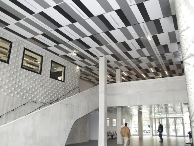 École dentaire de Clermont-Ferrand plafonds métalliques