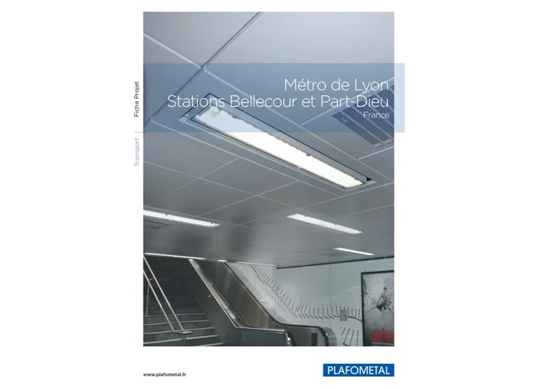 Métro de Lyon Stations Bellecour et Part-Dieu