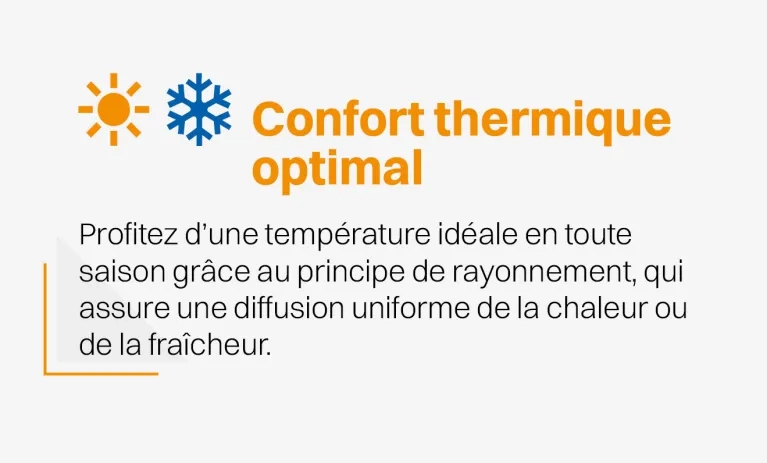 Confort thermique optimal - PLAFOMETAL