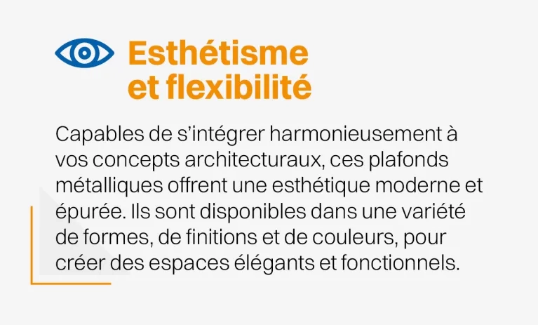 Esthétisme et flexibilité - PLAFOMETAL