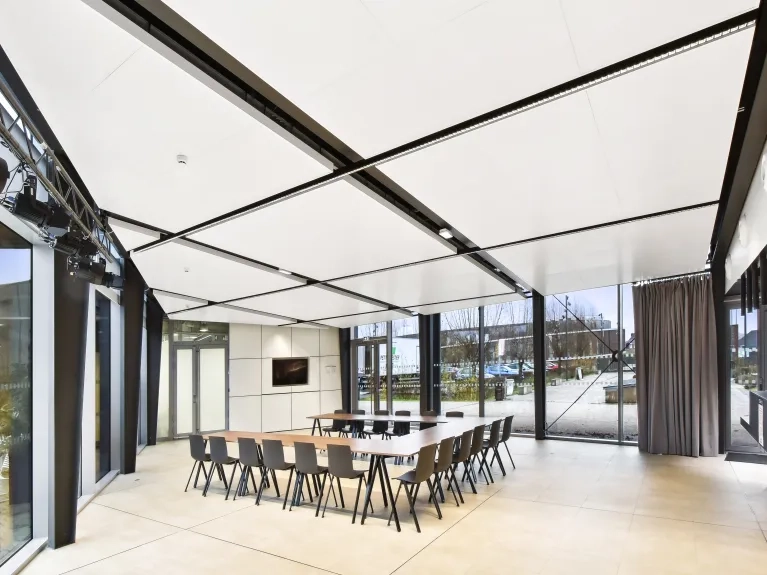 Musée Arkéos - Plafond climatique Zenith - PLAFOMETAL