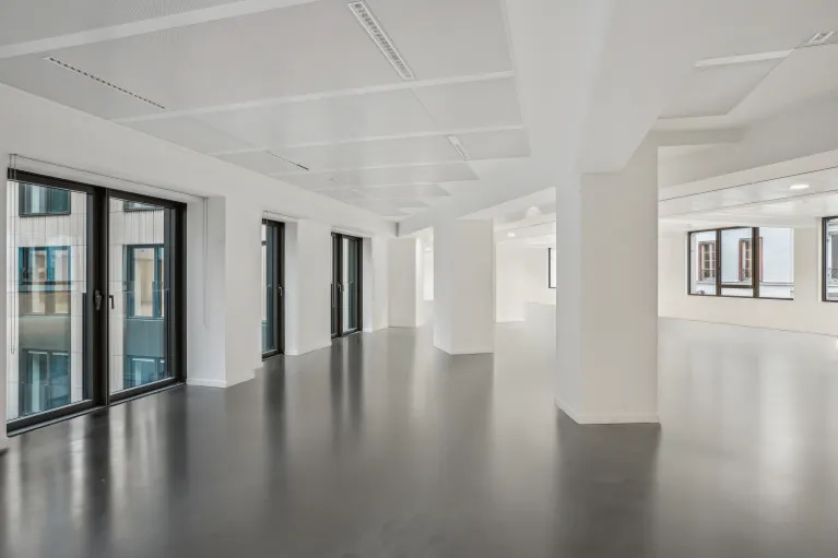 59 rue Lafayette, Paris - Plafond rayonnant Zenith - PLAFOMETAL
