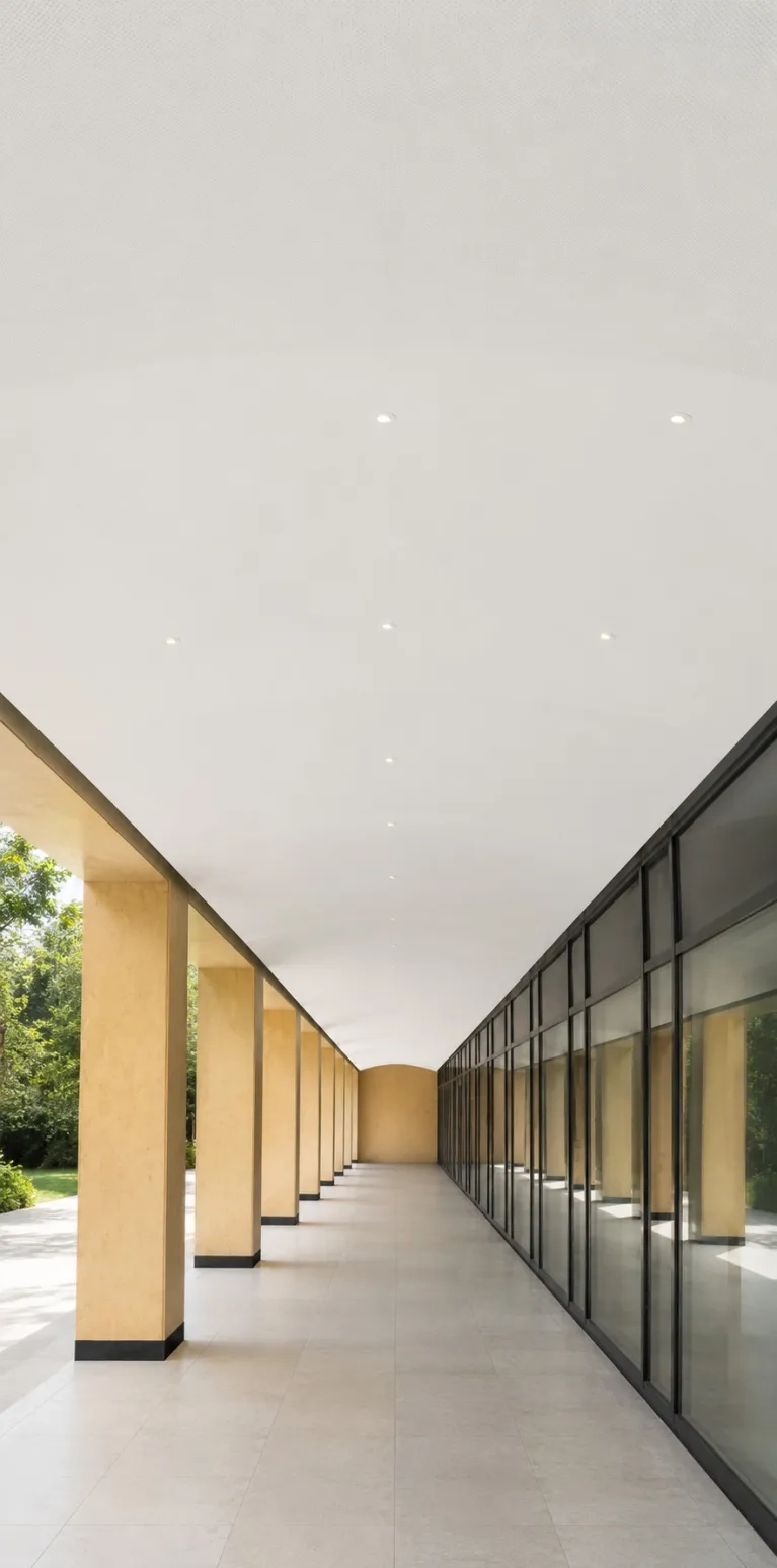 Bac convexe - coursive extérieur -plafond_formes -PLAFOMETAL