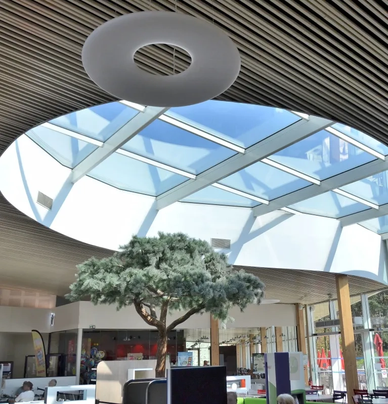 Aire Autoroute de Saint Rambert d Albon - Lames métalliques - PLAFOMETAL